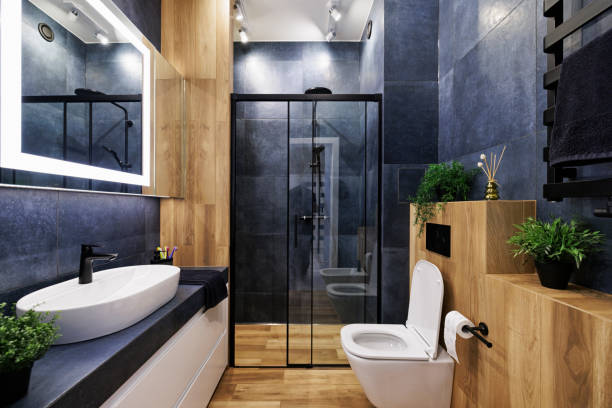 Elementos con estilo y prácticos de los baños modernos